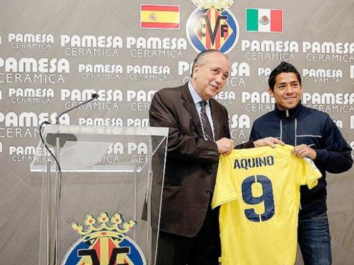 Presentan a Javier Aquino en el Villareal el chiltepin