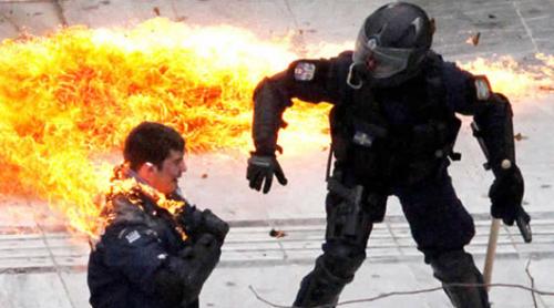 Estalla violencia en Grecia el chiltepin