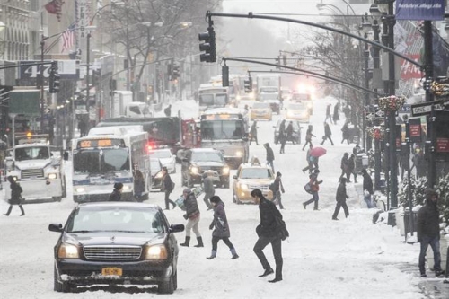 Tormenta de nieve paraliza a Nueva York el chiltepin