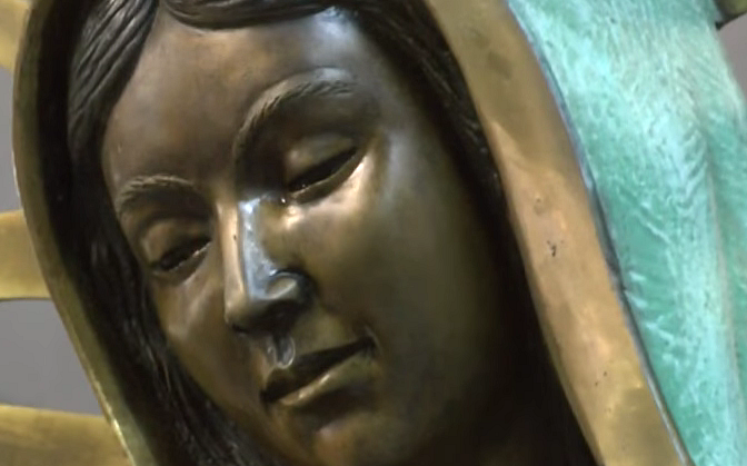 Creyentes ven llorar a la virgen en Nuevo México el chiltepin