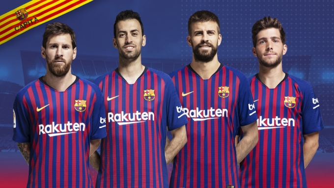 El Barcelona presenta a sus cuatro capitanes el chiltepin