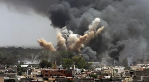 La OTAN ataca de nuevo la residencia de Gaddafi el chiltepin