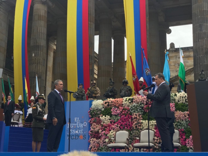 Iván Duque asume la presidencia de Colombia el chiltepin